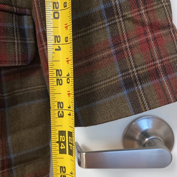 Brooks Brothers Plaid Blazer Size 16 Worsted Wool - Picture 15 of 16